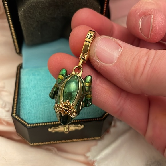 Vintage Juicy Couture frog charm retired YJRU0432 tagged box - Picture 12 of 17